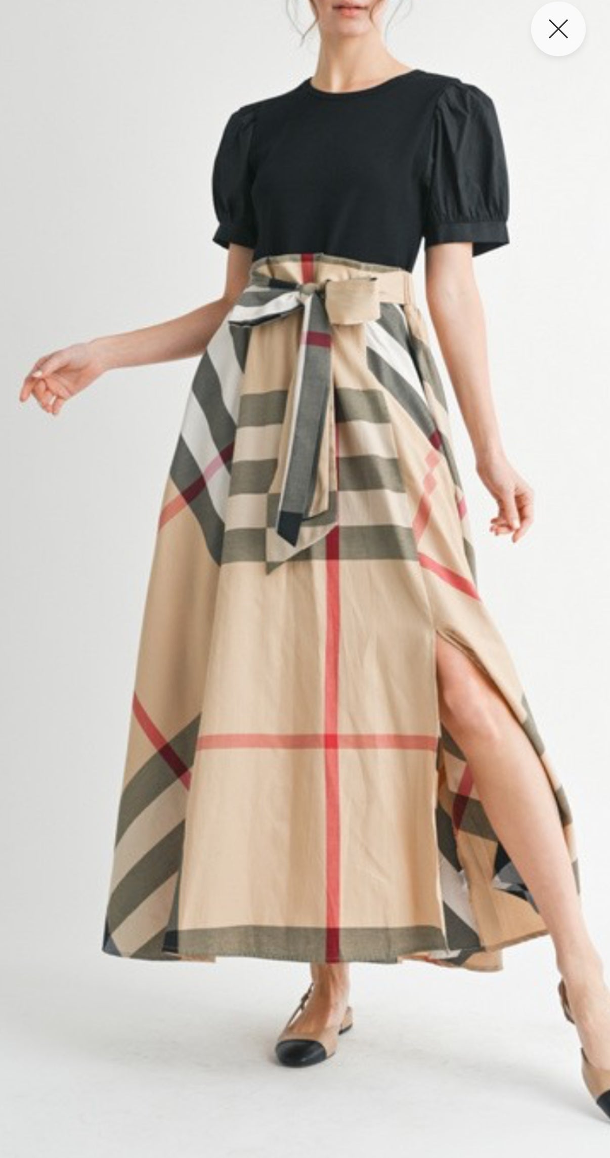 Patty plaid dress