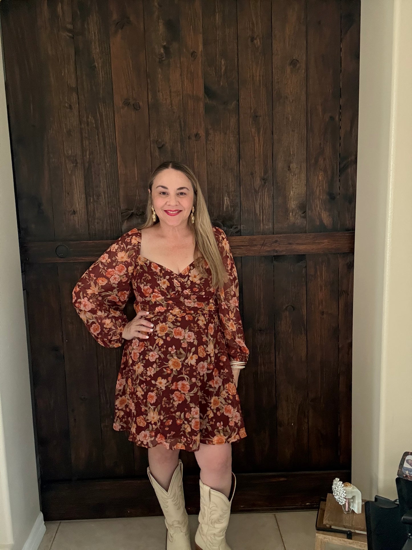 Rochelle romantic floral dress