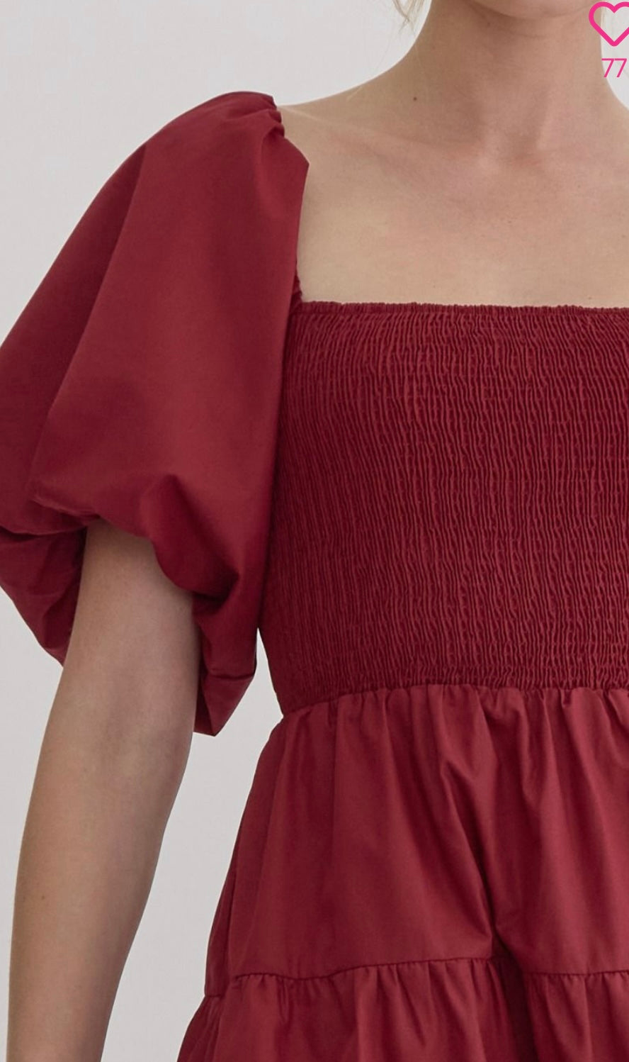 Game day smocked dress