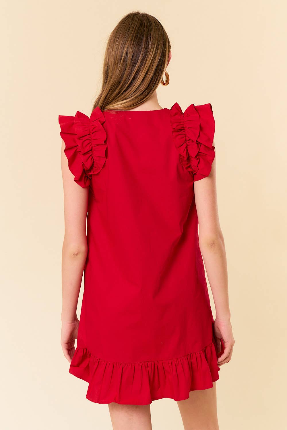 Cherize cherry red dress
