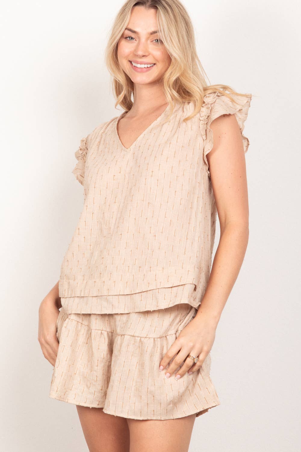 Londyn lounge Solid Cotton Woven Set