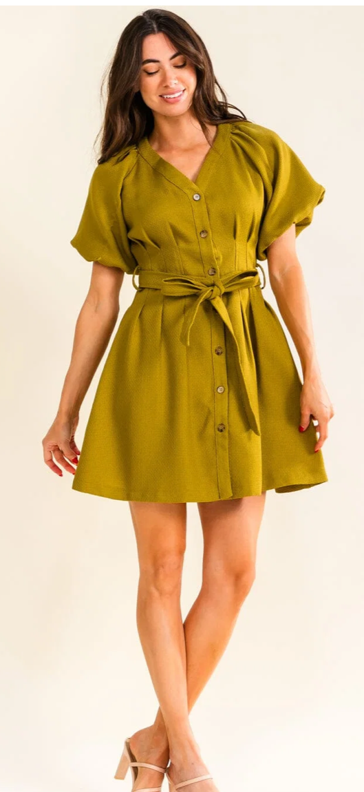 Ellis entro short puff sleeve