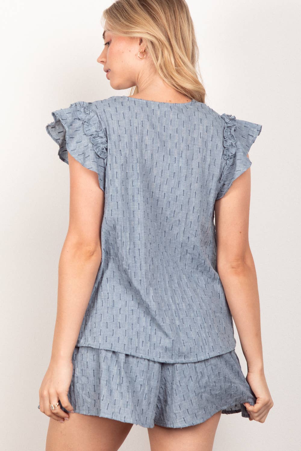 Londyn lounge Solid Cotton Woven Set