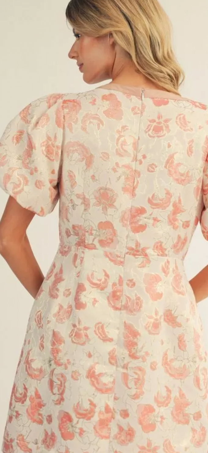 Blushing rose dress