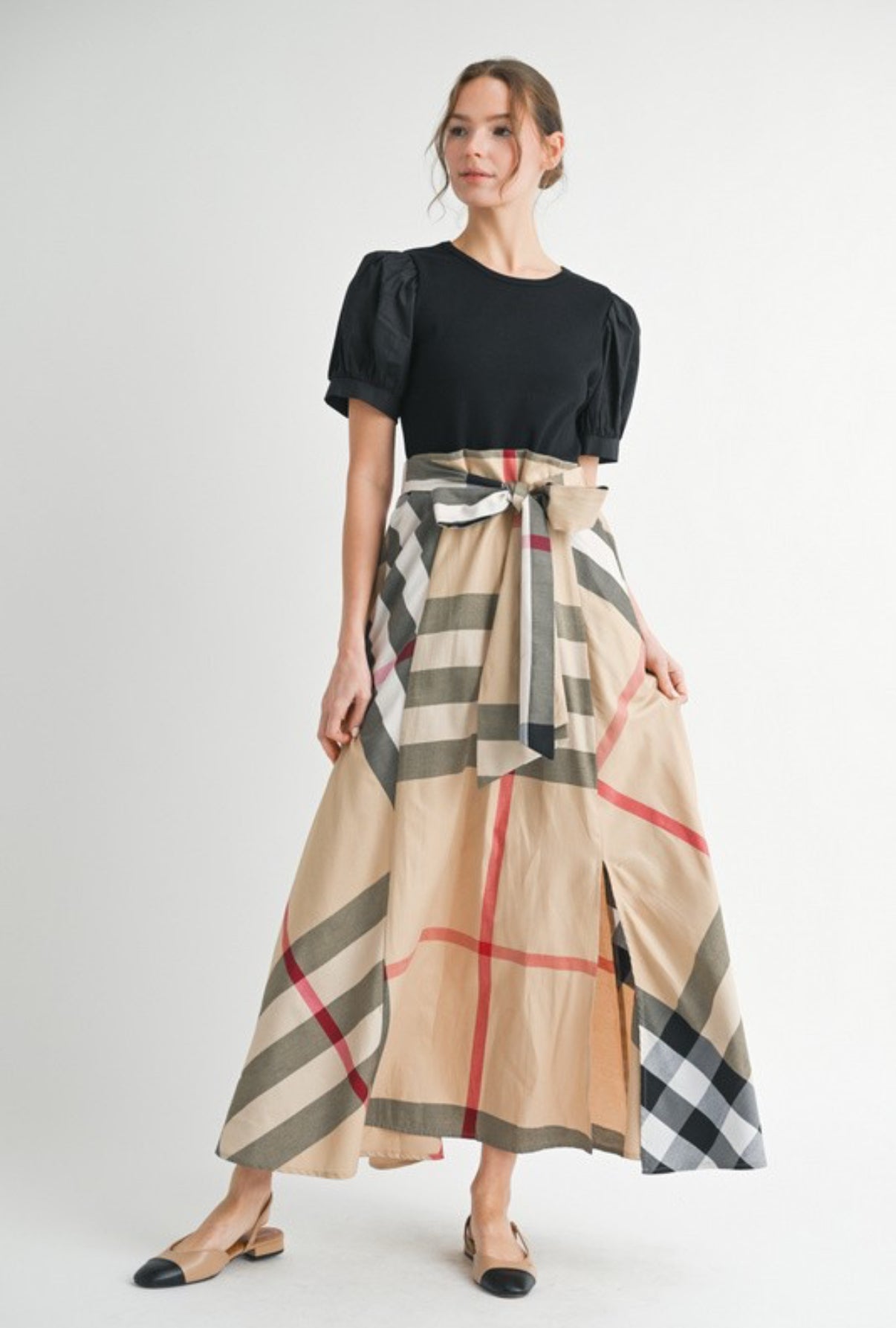 Patty plaid dress