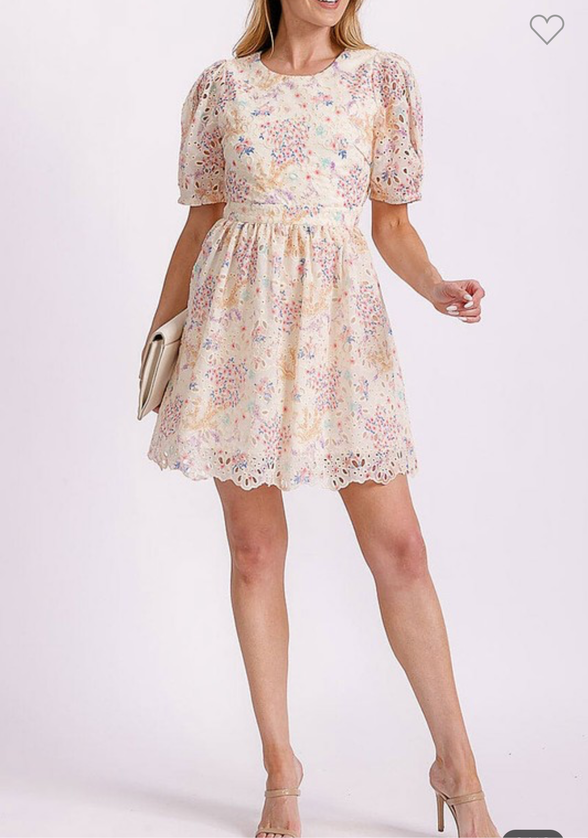 Iris eyelet dress