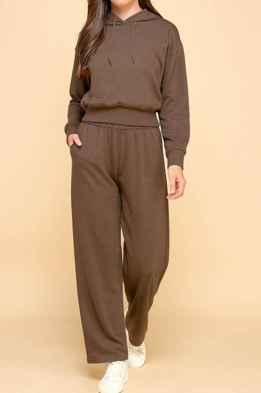 SRH01SET AIR SCUBA CLASSIC HOODIE SETS: ESPRESSO -* pre order available for pickup 2/10