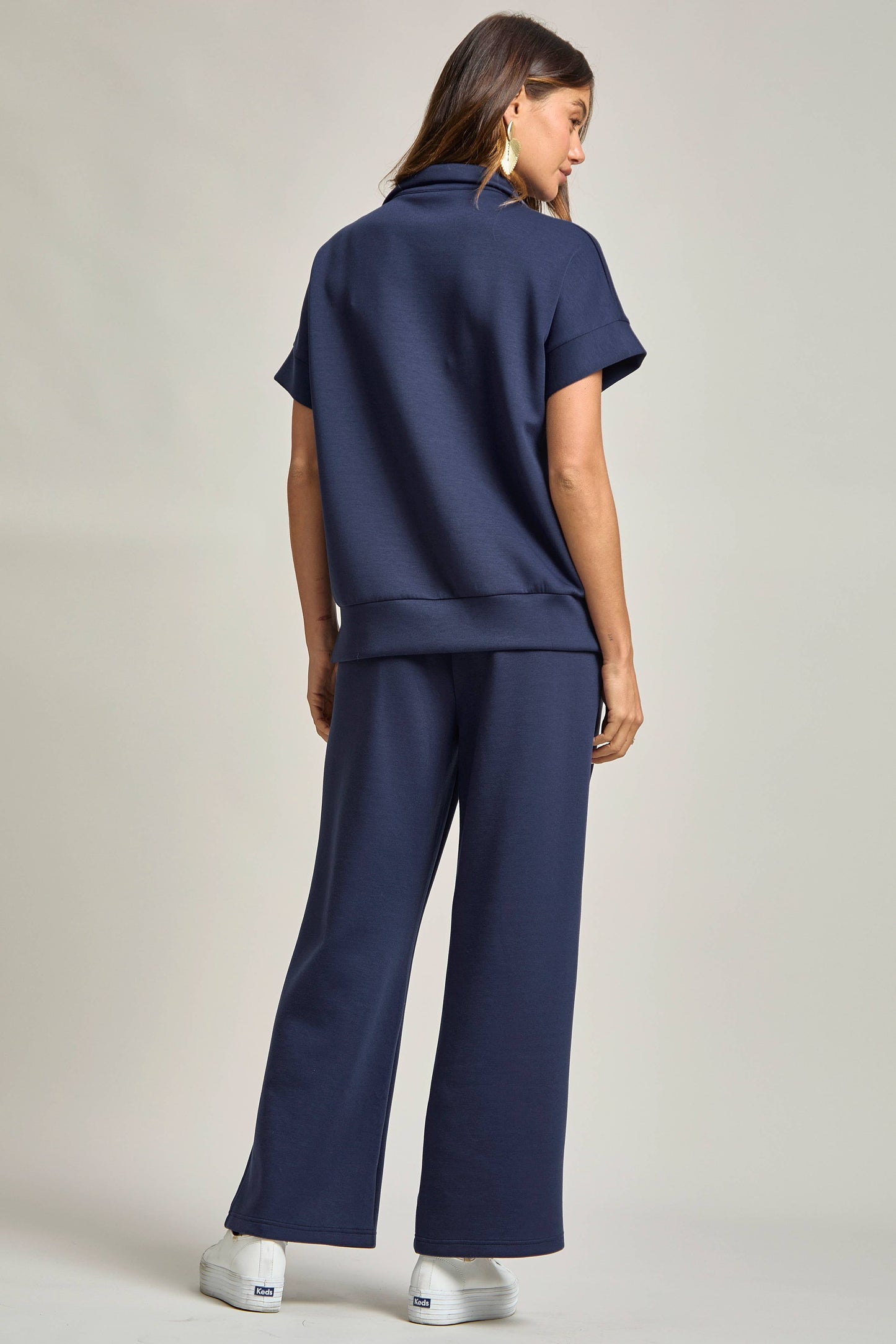 Catalina Short Sleeve Quarter Zip + Pants Modal Set TRVSET