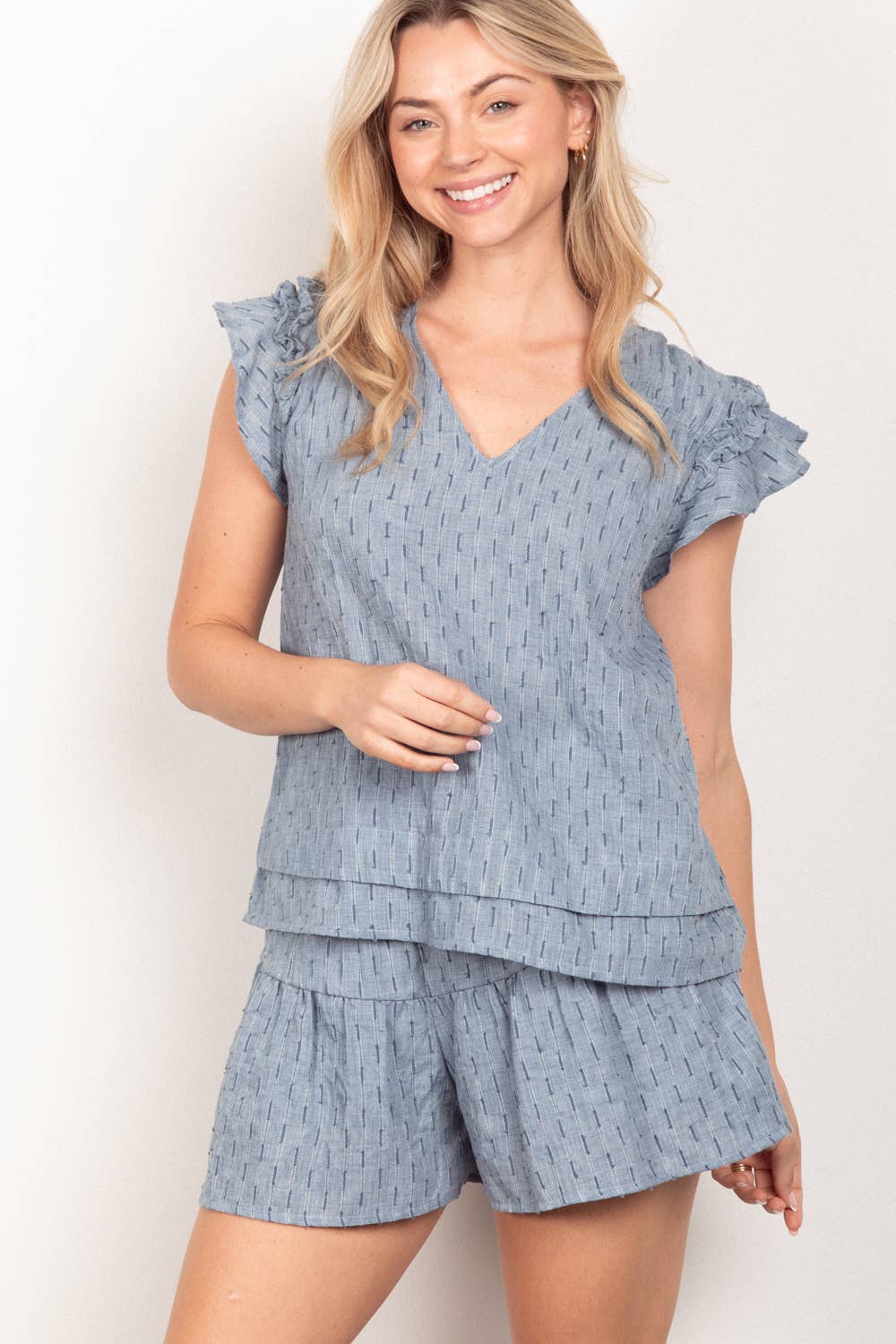 Londyn lounge Solid Cotton Woven Set