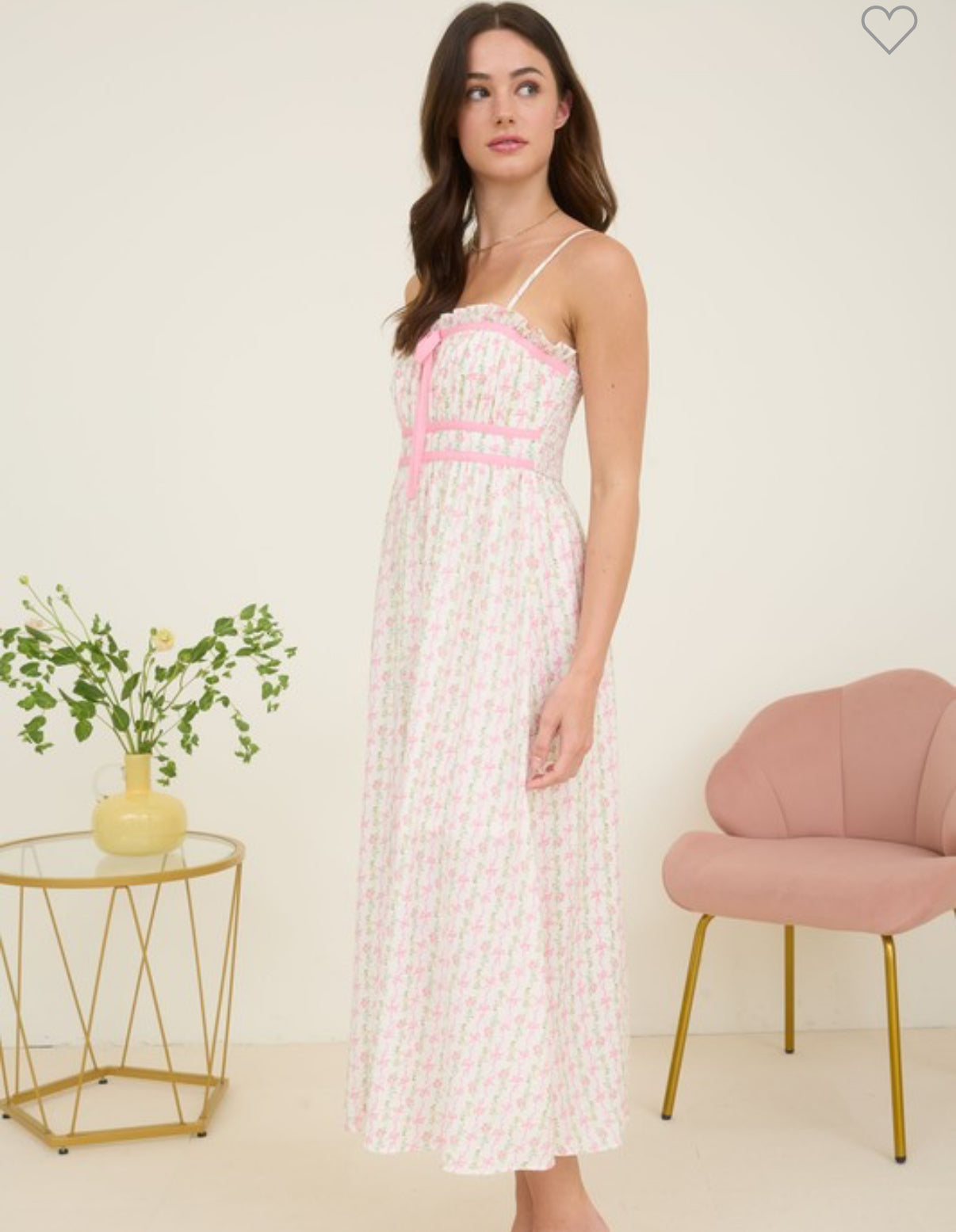 Bri baby pink dress