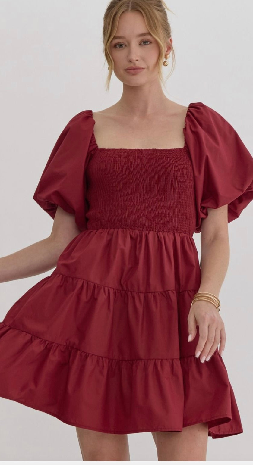 Game day smocked dress