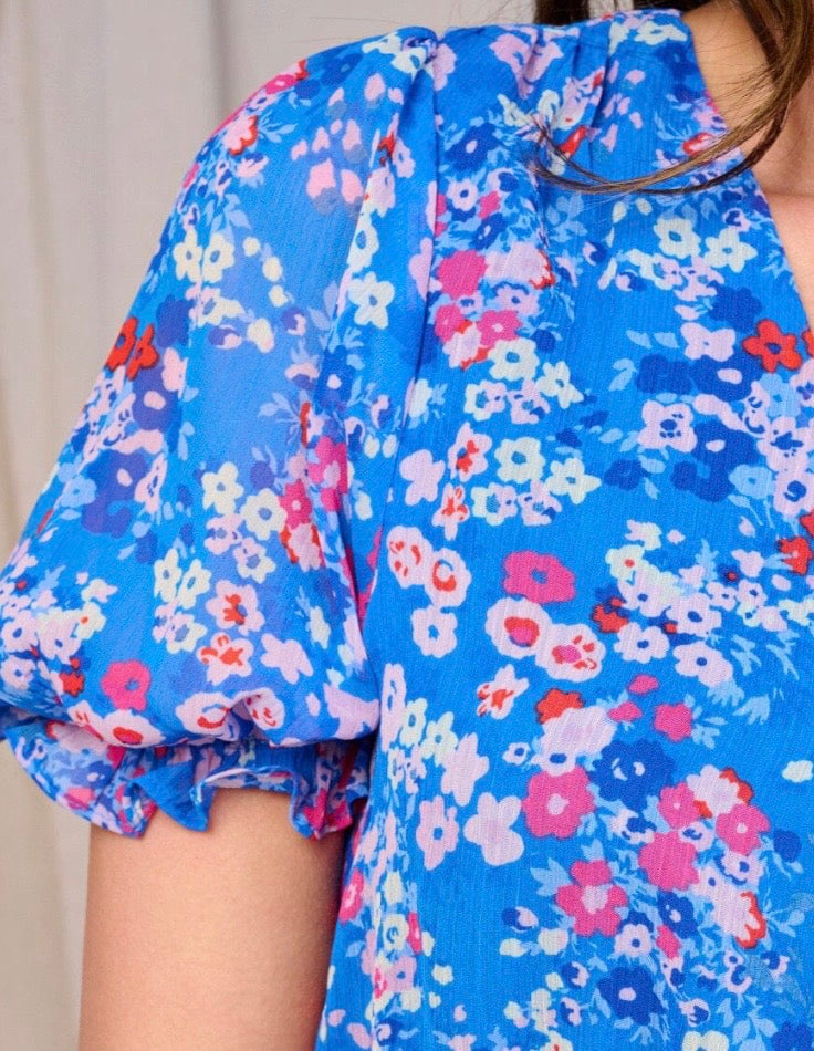 Bianca blue dress