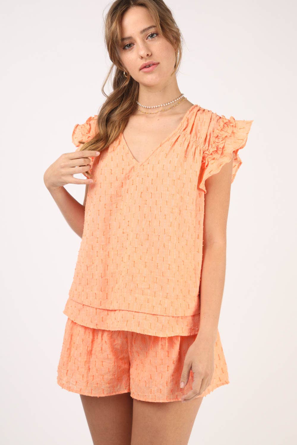 Londyn lounge Solid Cotton Woven Set