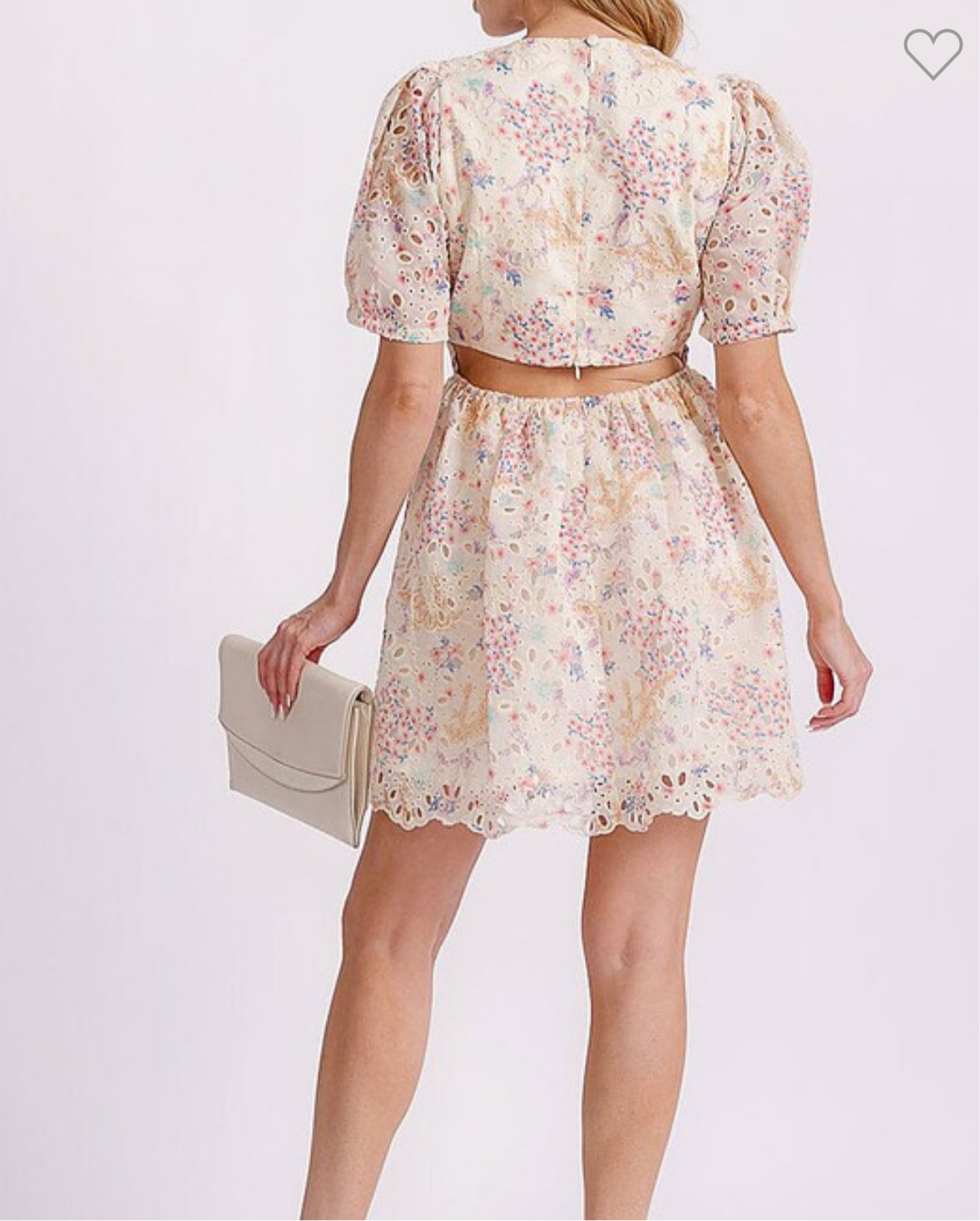 Iris eyelet dress