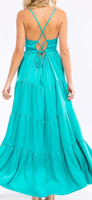 Shiloh satin dress