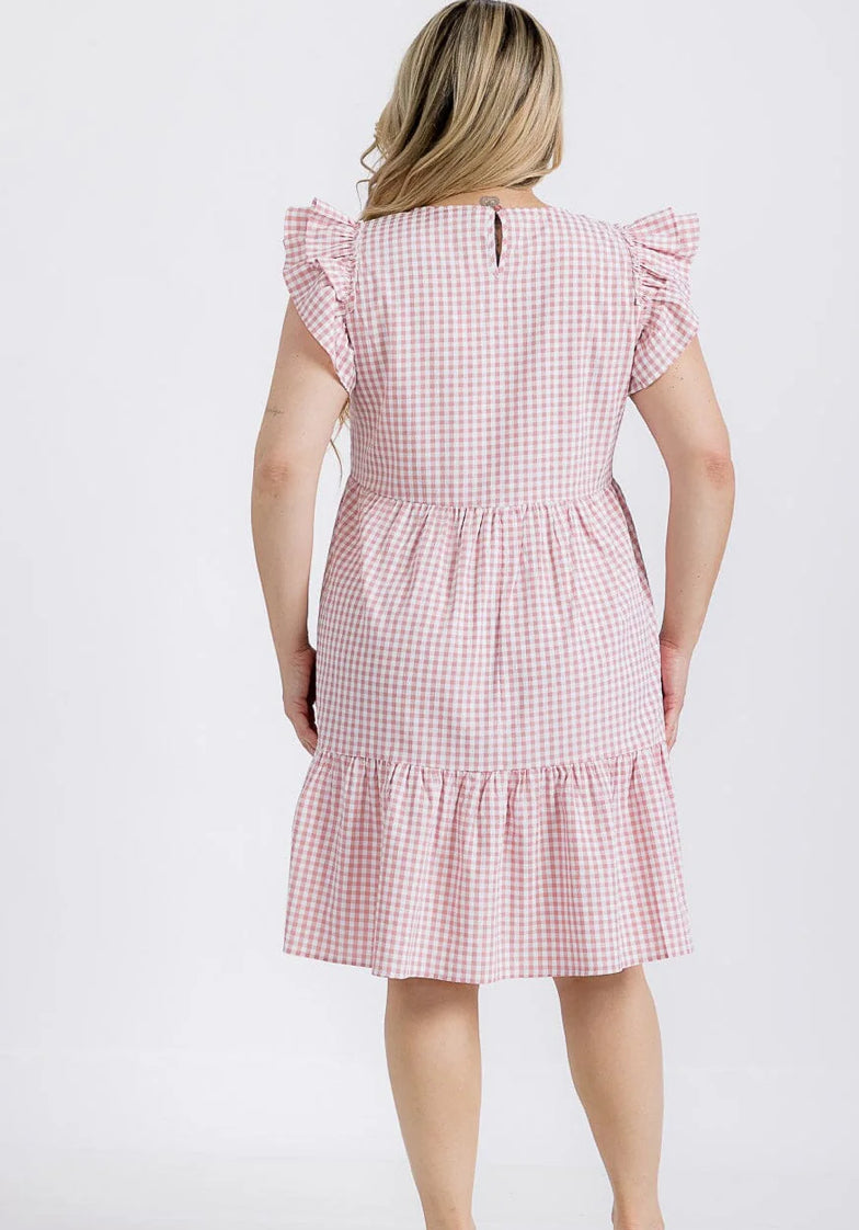 Greta gingham dress