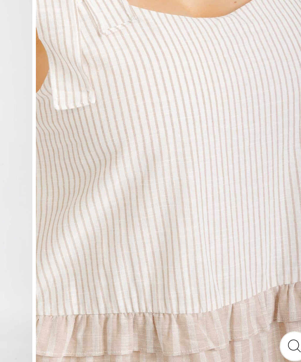 It’s all good linen tiered dress