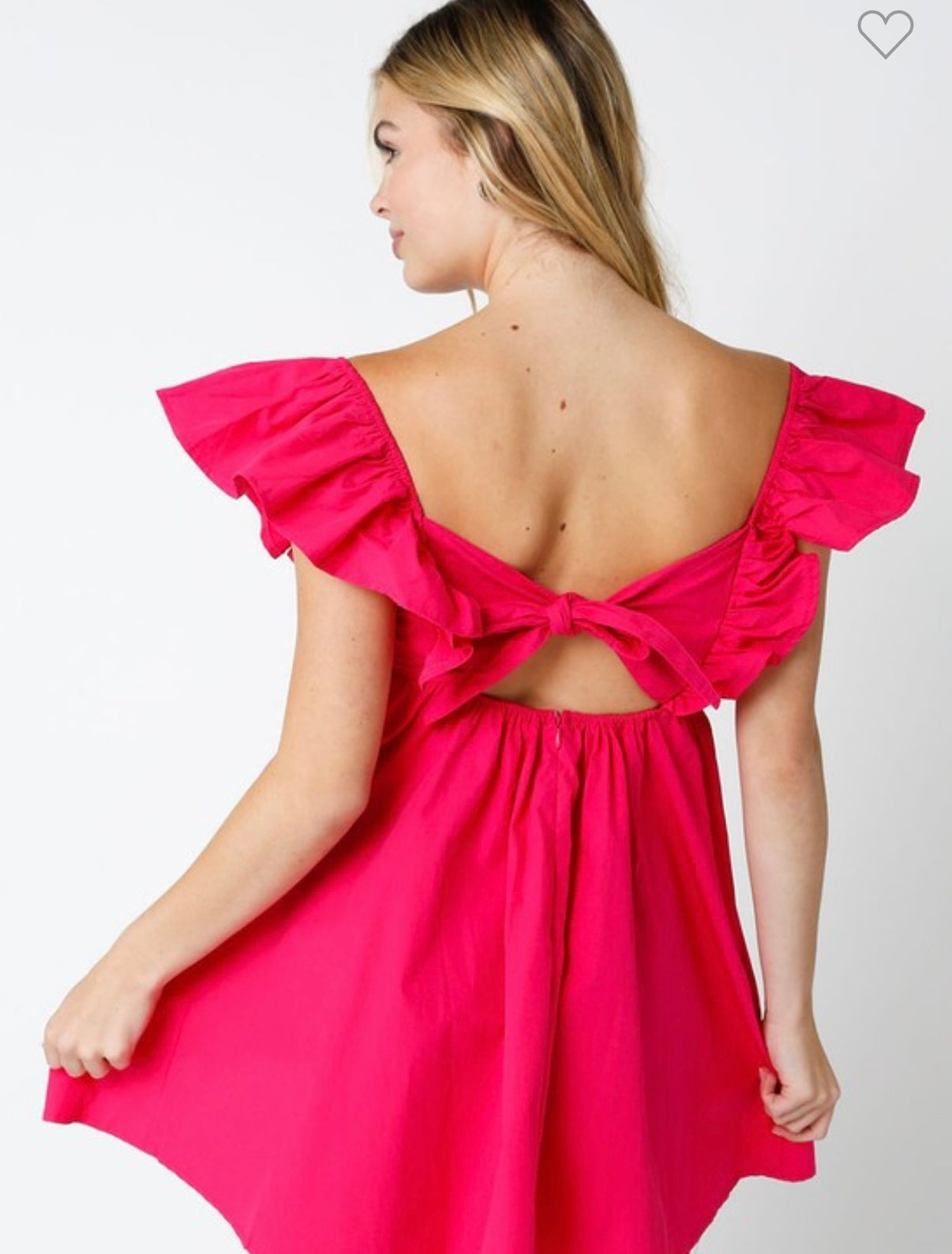 Game day tie back dress