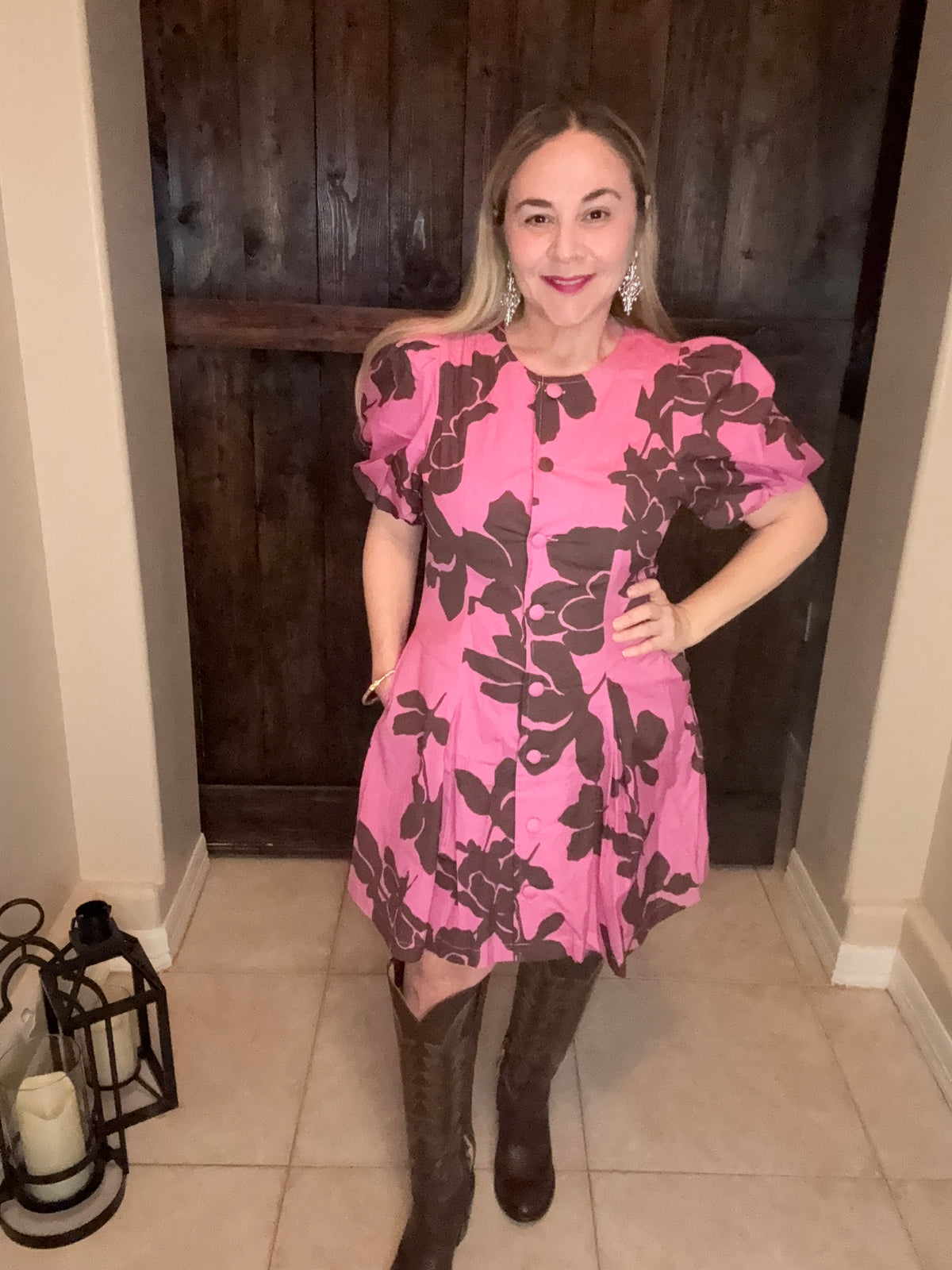 Chocostraw dress