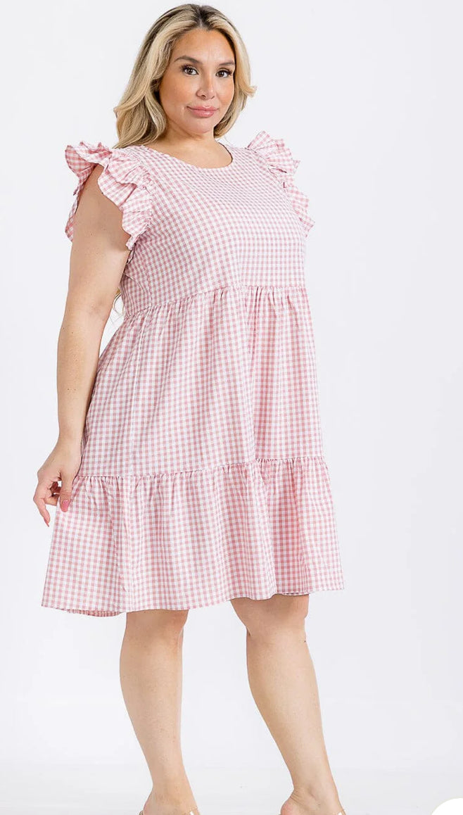 Greta gingham dress