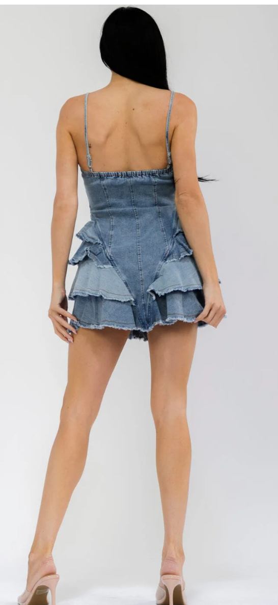 Daisy denim dress