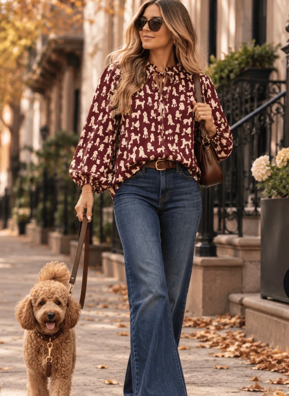 Doggie momma top