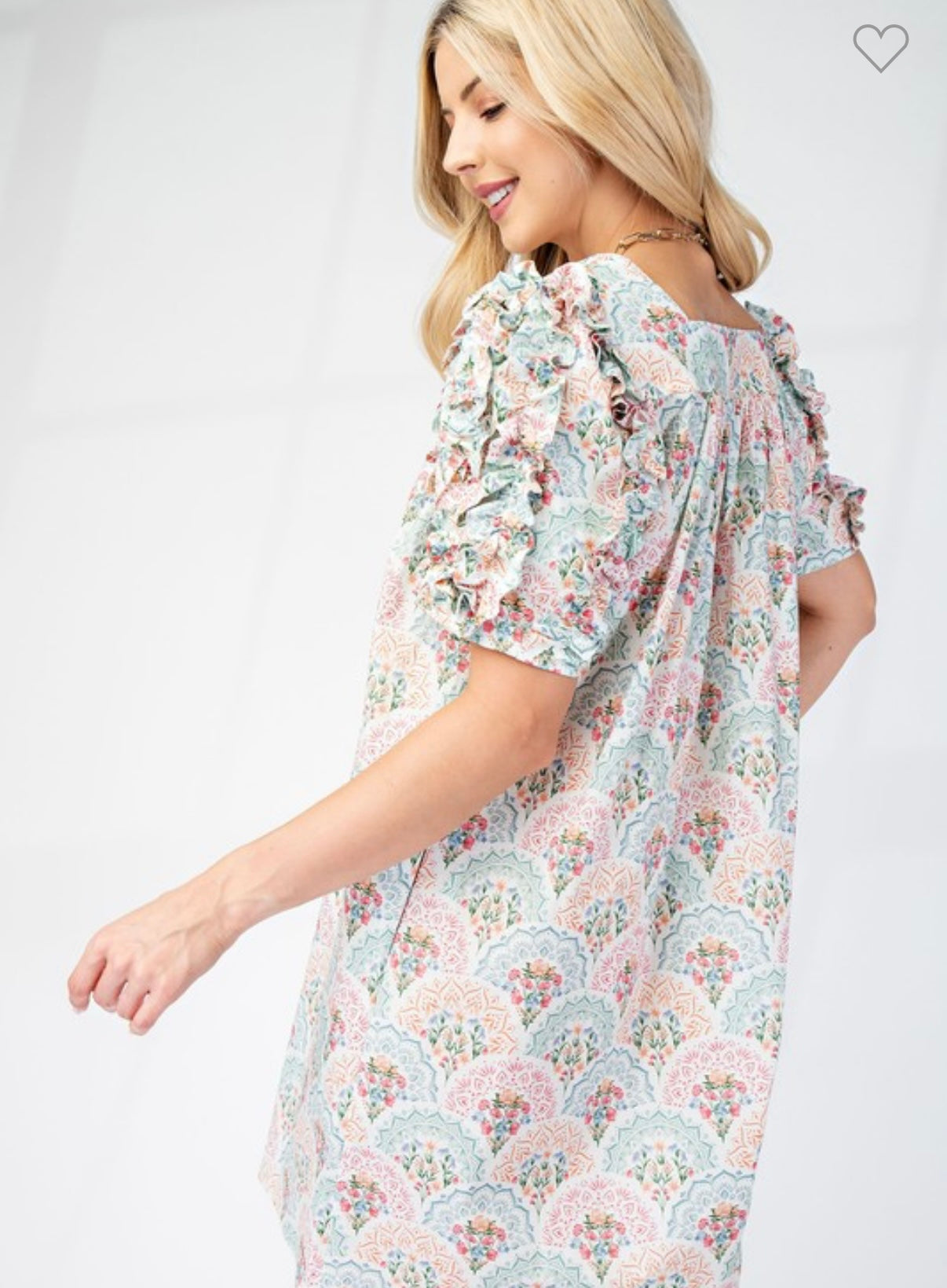 Skylar square neck shift dress