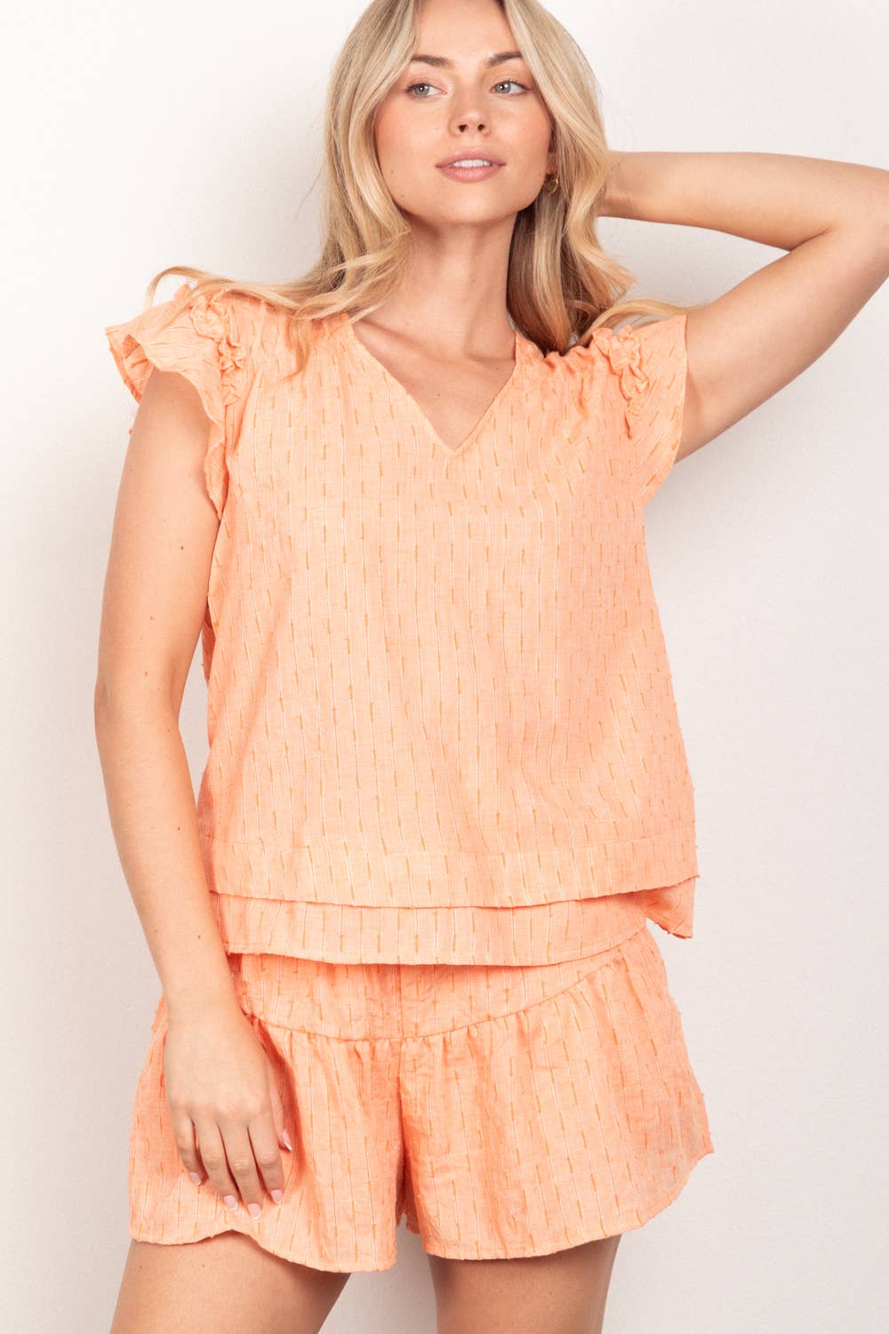 Londyn lounge Solid Cotton Woven Set