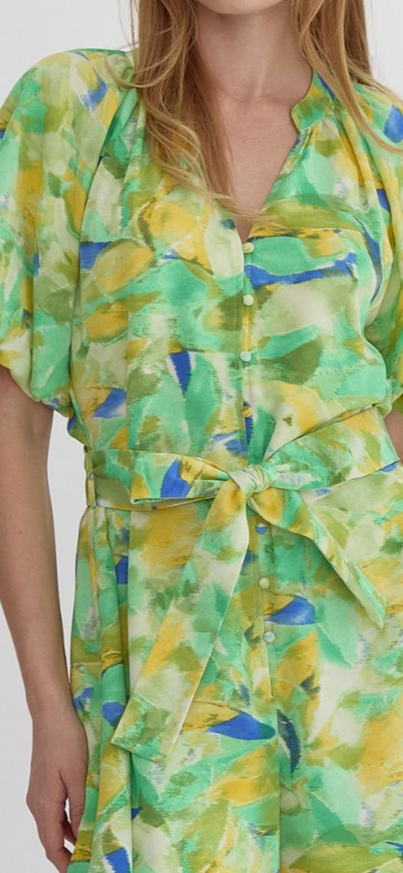 Neon moon romper
