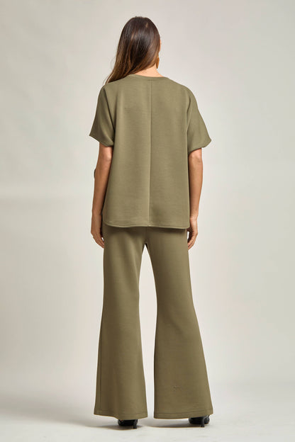 Polly Poncho Top + Bell Bottom Modal Set