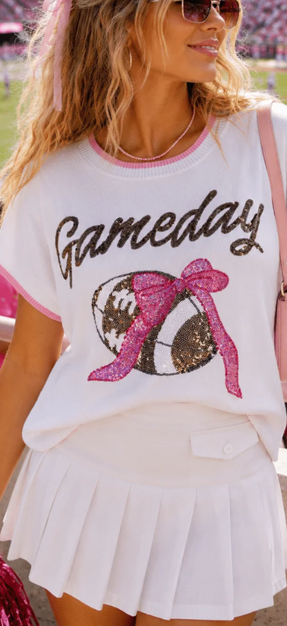 Pink Gameday top