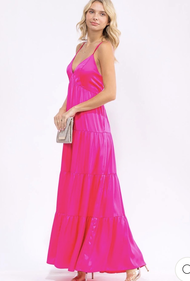 Shiloh satin dress