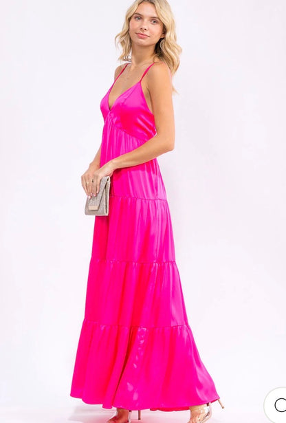Shiloh satin dress