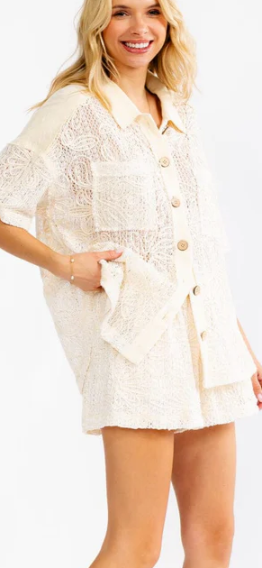 Crochet short set