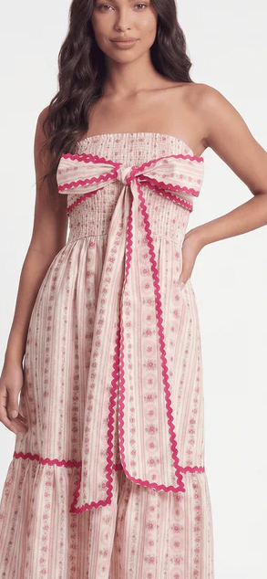 Bownita blush dress