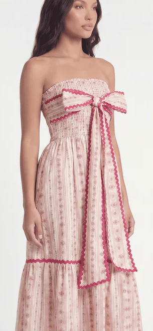 Bownita blush dress
