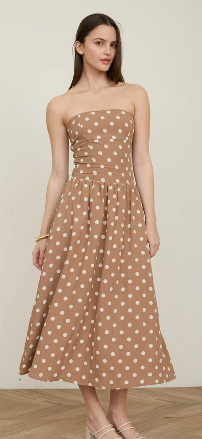 Spot on Maxi sleeveless dress