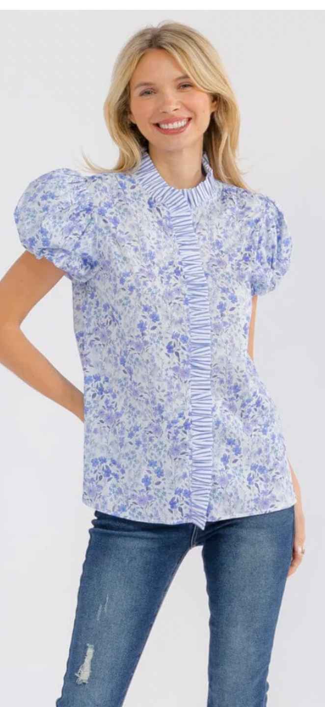 Mock neck top