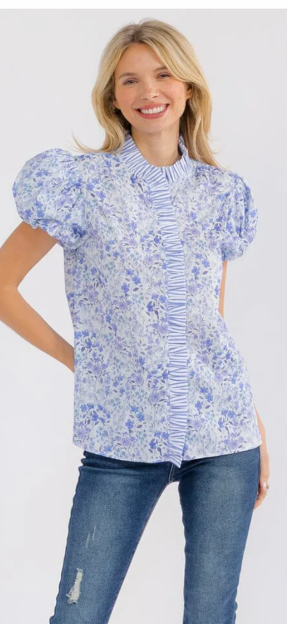 Mock neck top