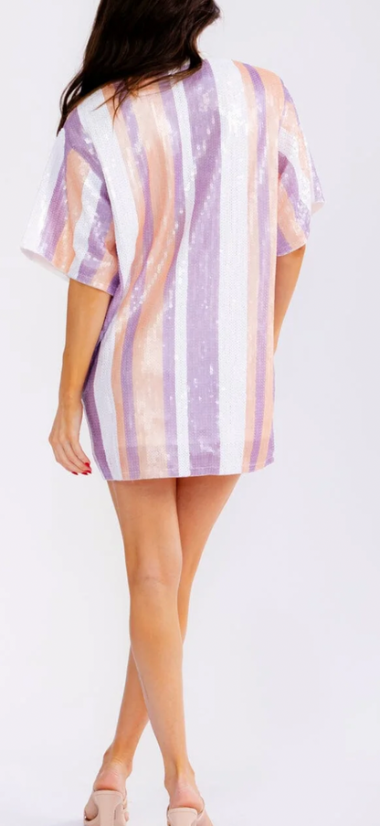 Happy Birthday sequins dress