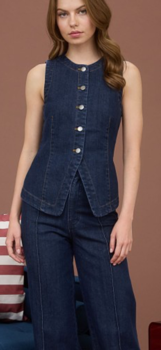 Di denim vest