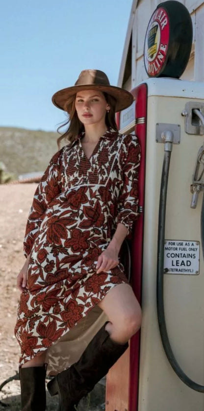 Autumn hibiscus maxi
