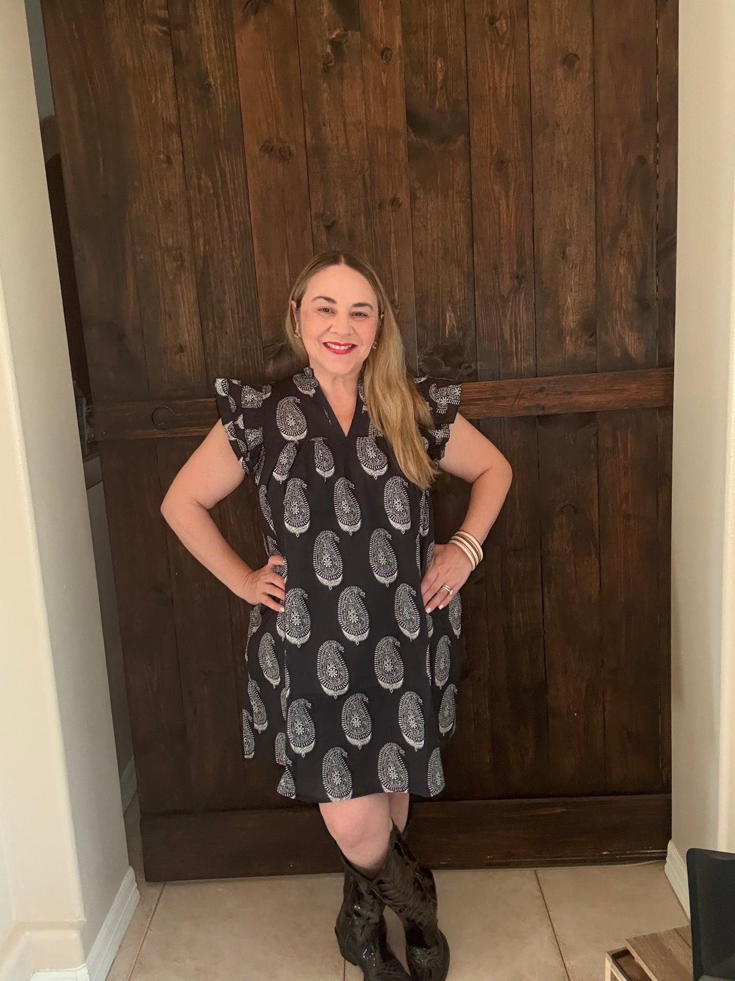 Parker paisley dress