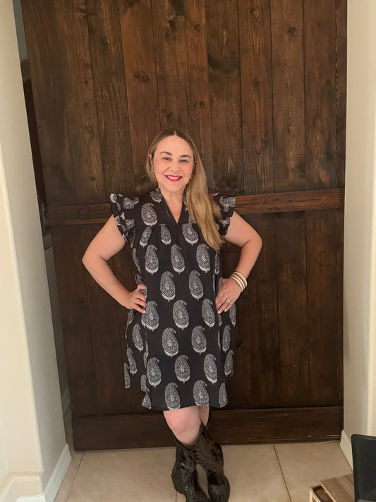 Parker paisley dress