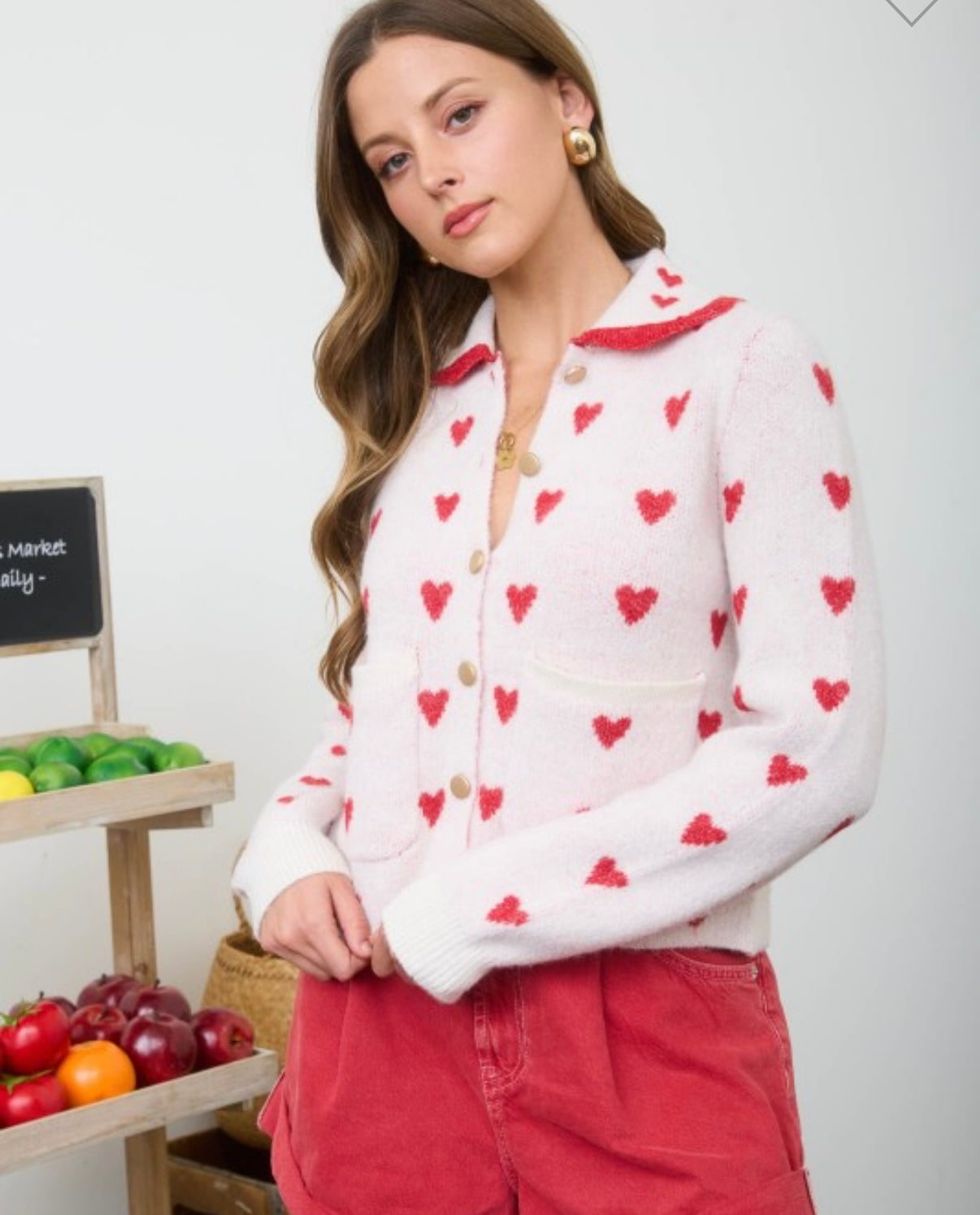 Helen heart Cardi