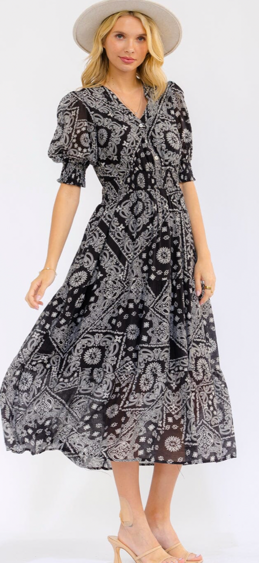 Western bandana dress