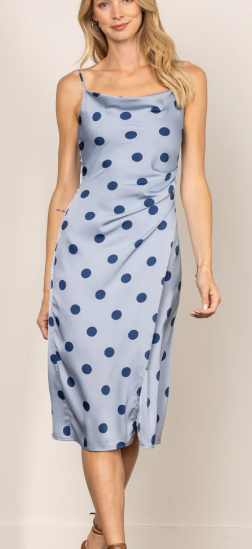 Polka Lot blue