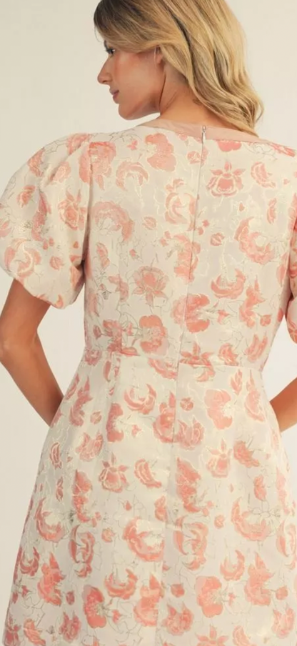 Blushing rose dress