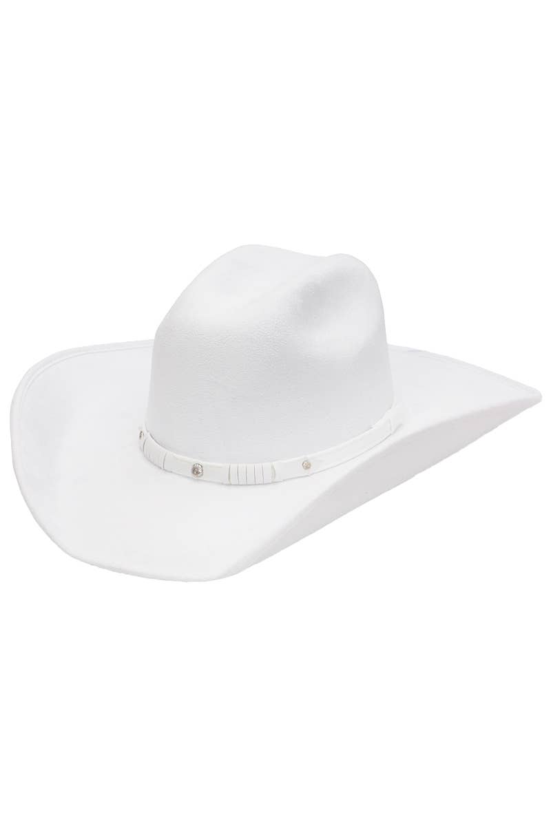 Faux Nubuck Suede Cutter Cowboy Hat