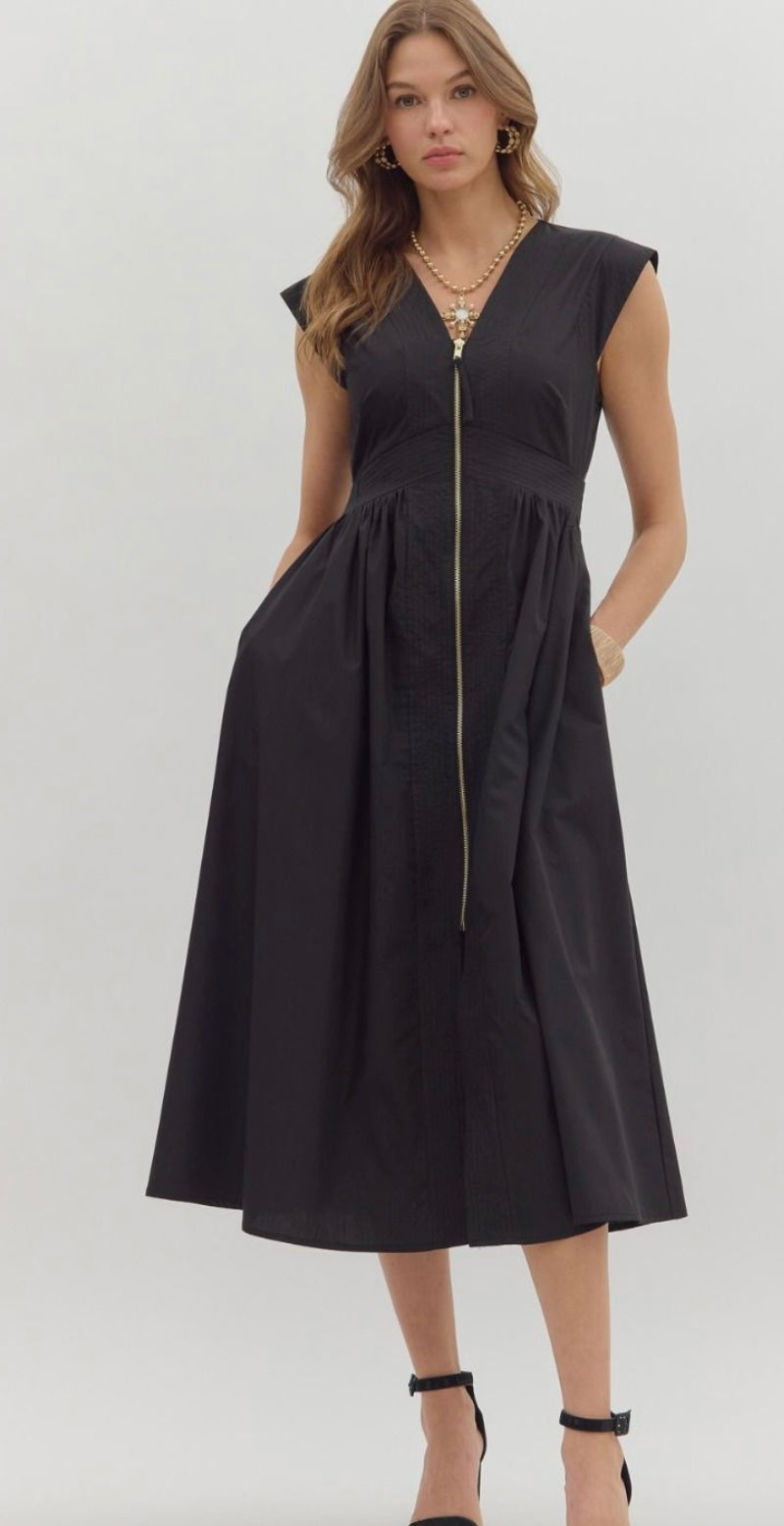 Scarlett zipper front dress